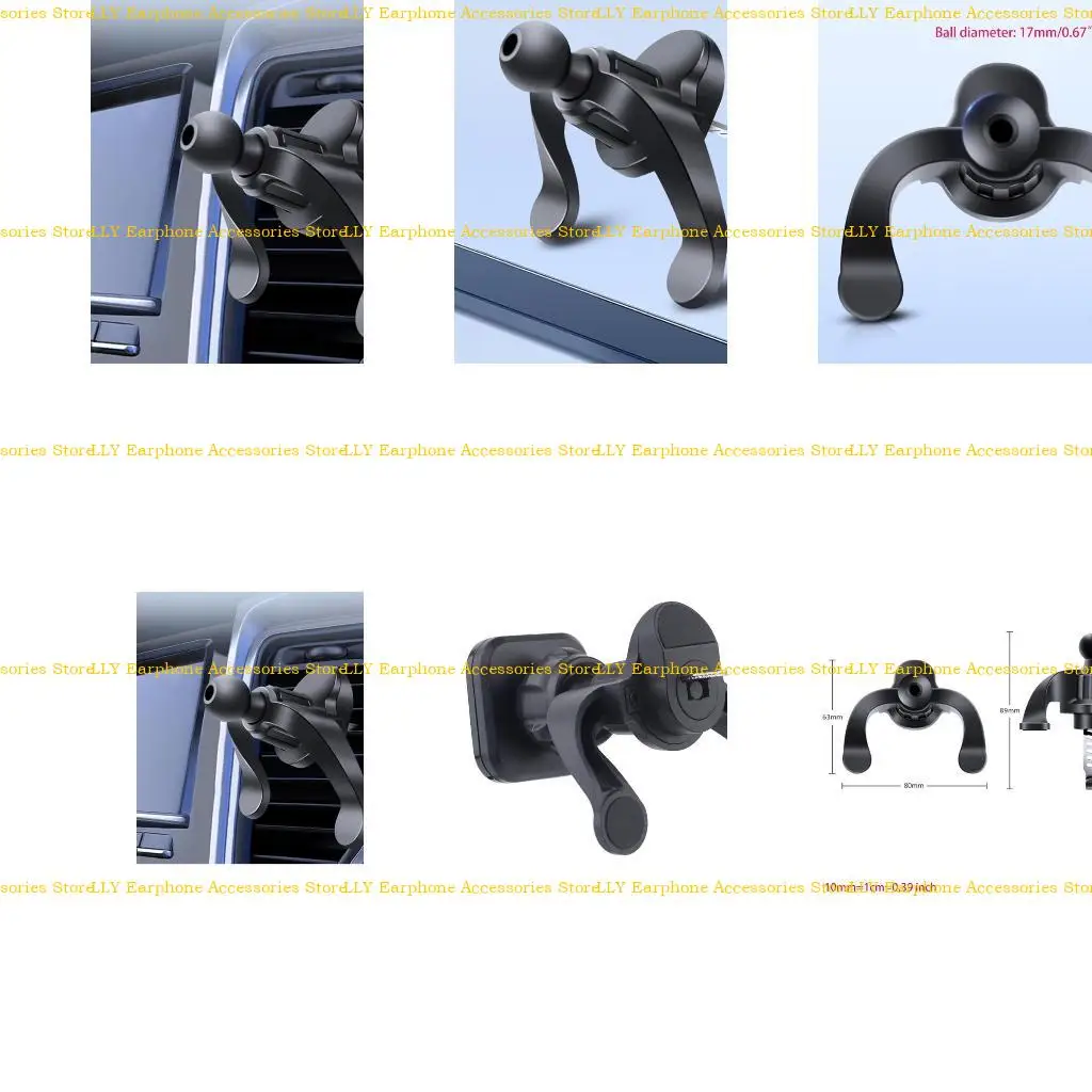 

462E Магнитный держатель телефона Универсальный воздушный вентиляционный телефон для безопасного трудового движения