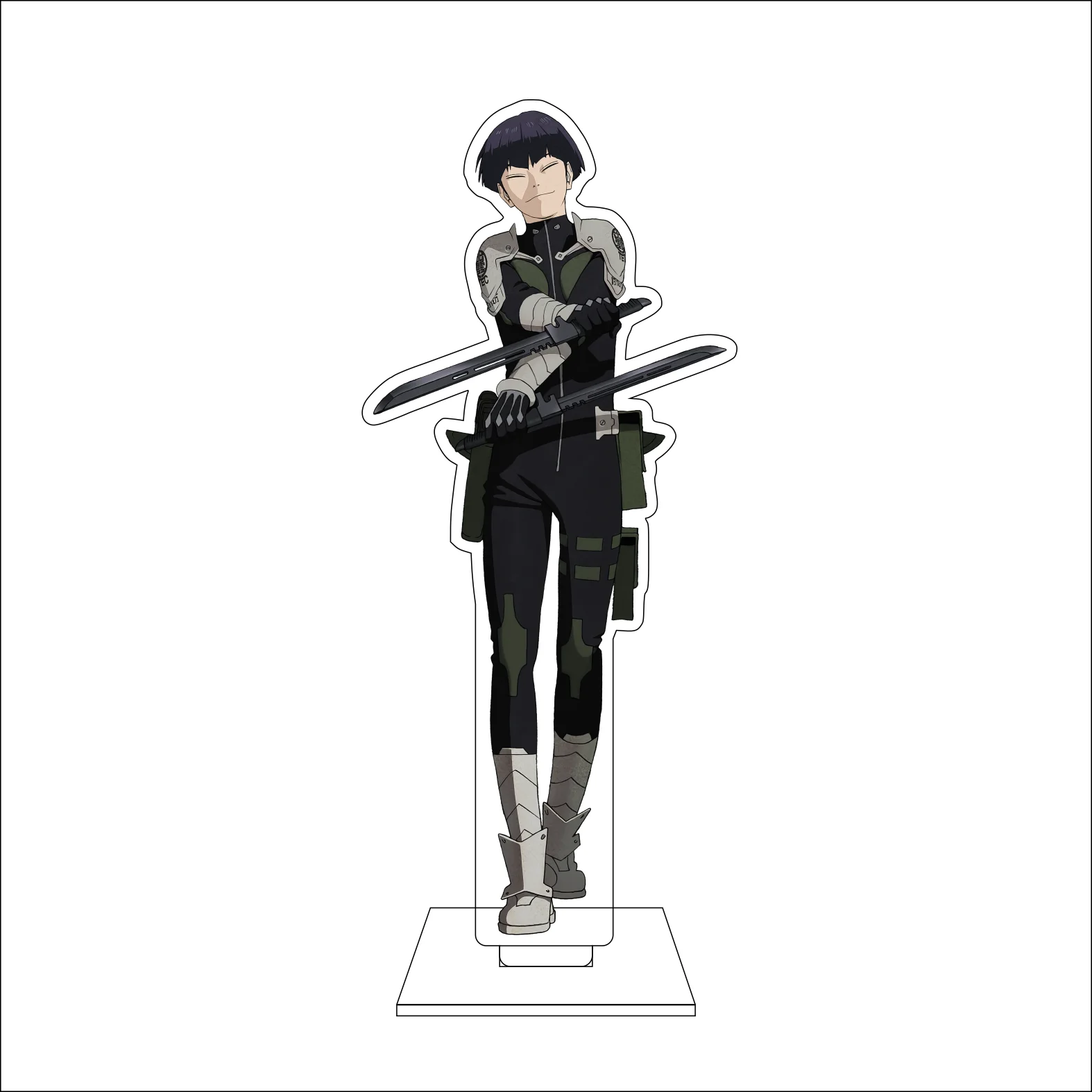 16CM Anime Kaiju No.8 Cosplay Acrylic Figure Stand Plate Ornaments Gifts view 6