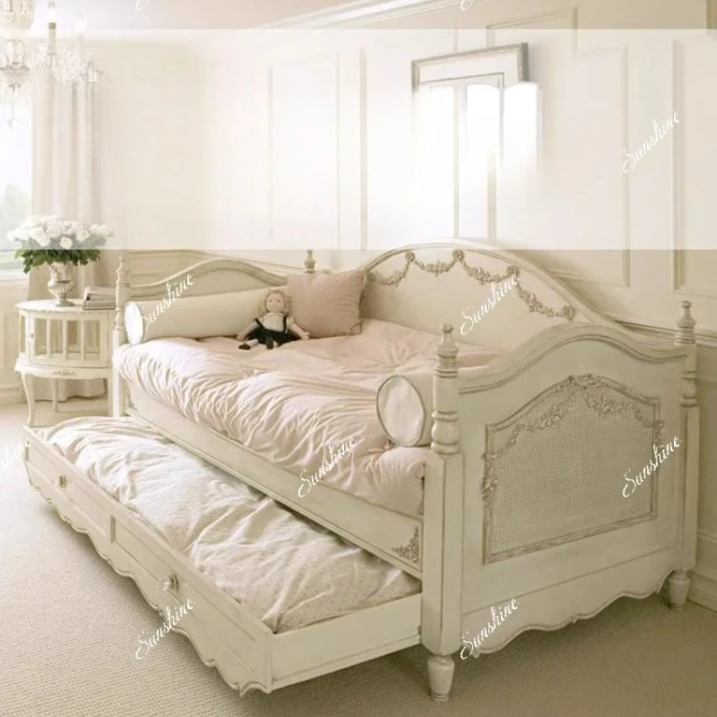 

Американский повседневный простой диван из цельного дерева в стиле ретро из ротанга для гостиной