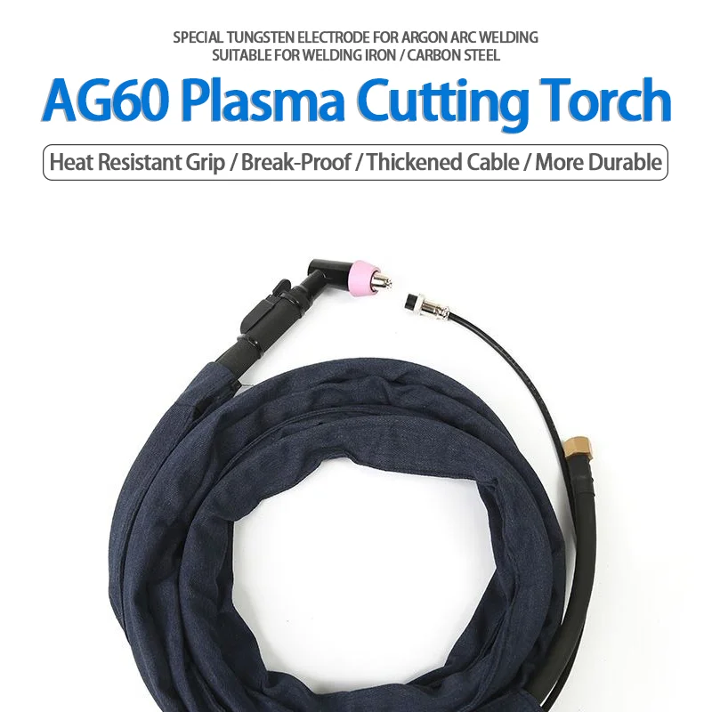 AG60 Plasma Cutting Torch, High Wear Resistance, Strong Penetration, Special Torch for Welding & Cutting, Fit for CUT50P/CT312P