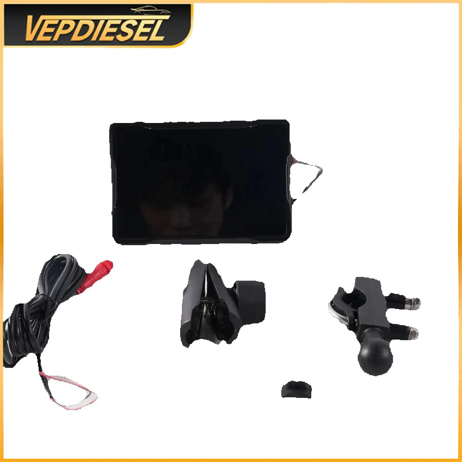 

5 Inch Motorcycle Navigation Dual Bluetooth GPS for Carplay Waterproof Touch Screen Portable Navigator