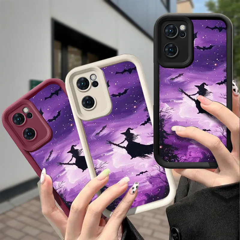 Чехол для телефона Hallowmas Witch для OPPO A3Pro A5 A5X A17 A38 A58 A60 A76 A78 F29 Reno 7 Z 8 T 10 11 12 13 14 F PRO Soft Cover Чехол для телефона Hallowmas Witch для OPPO A3Pro A5 A5X A17 A38 A58 A60 A76 A78 F29 Reno 7 Z 8 T 10 11 12 13 14 F PRO Soft Cover