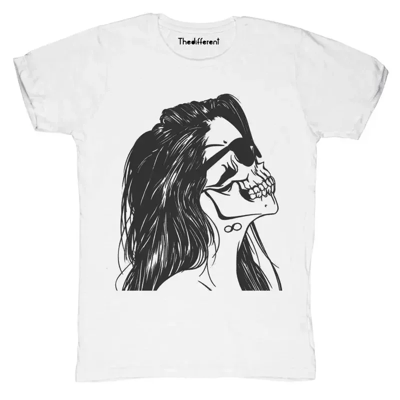 New T shirt Blaze Man Outline Skull Girl Idea
