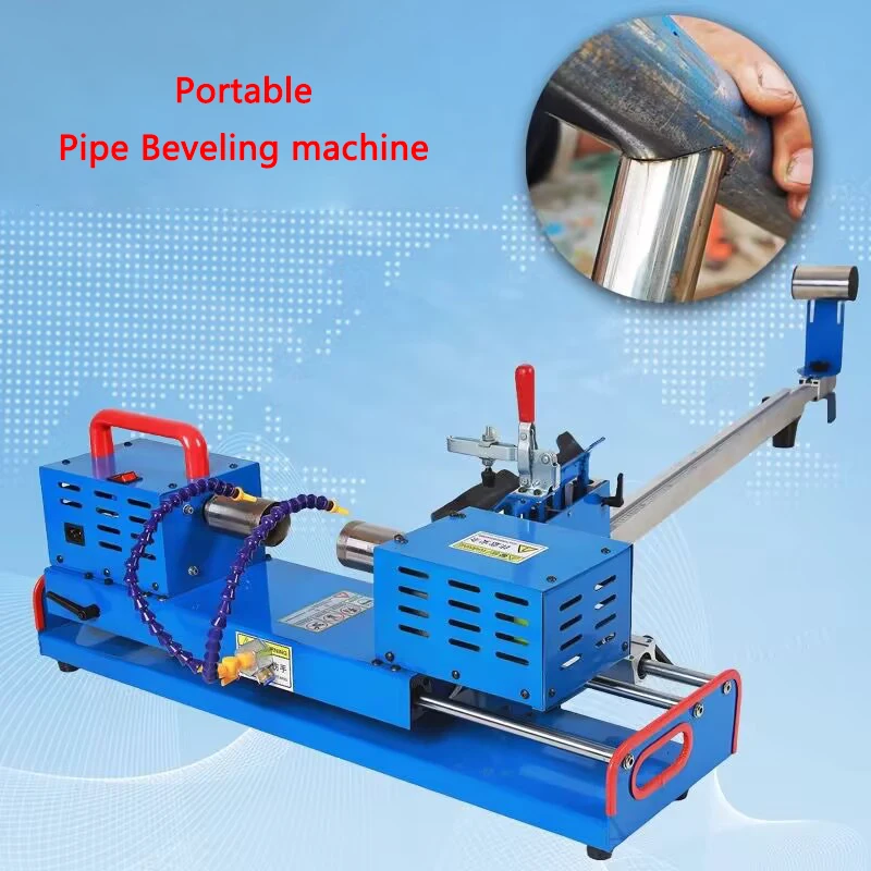 

New Double Motor Sliding Electric Stainless Steel Pipe Grinding tool, Pipe Beveling machine, Staircase Handrail, Pipe Arc Joint