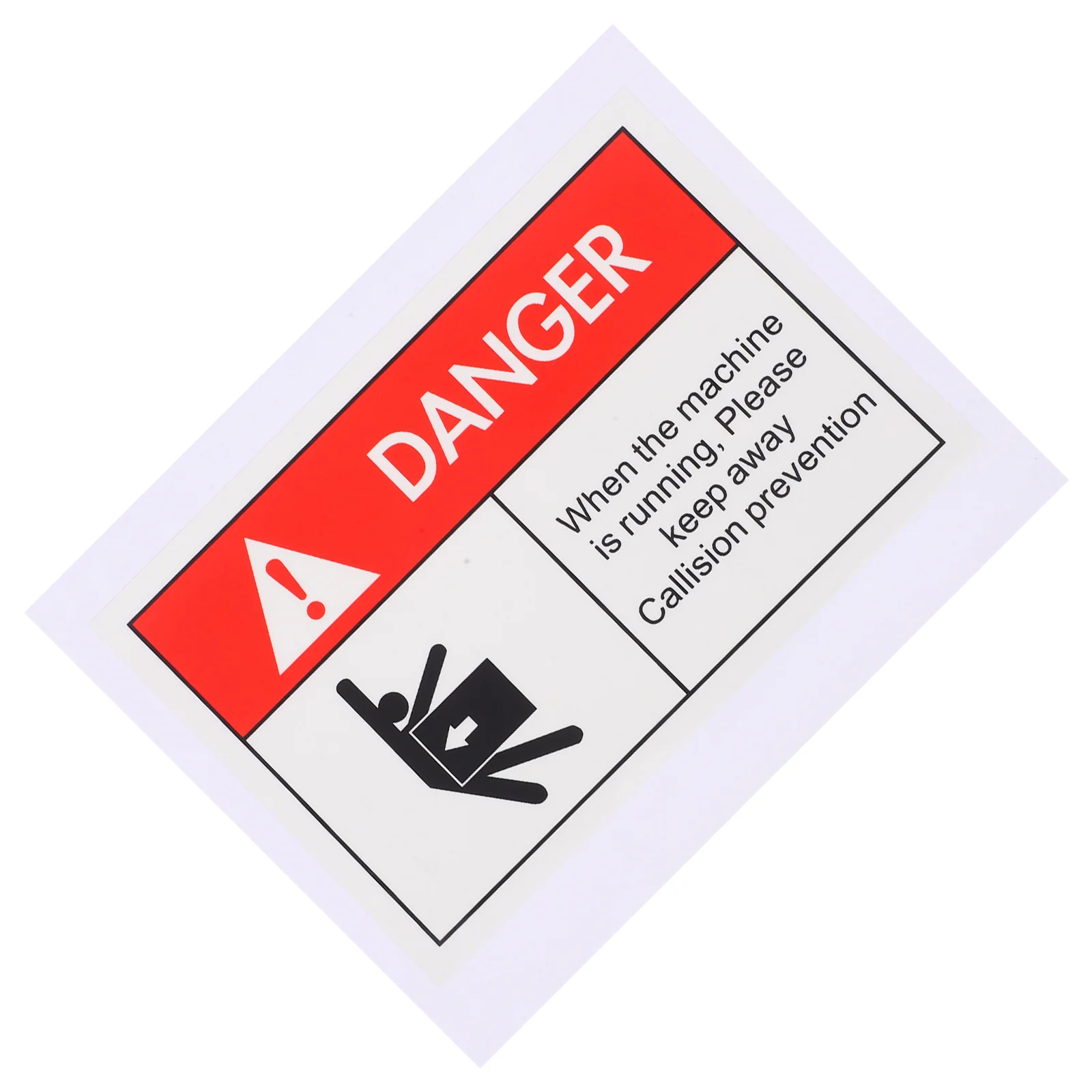 Safety Marking Stickers Anti Slip Warning Label Logo Signs Pp Synthetic Material Barrier