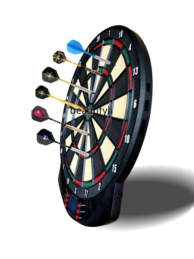 Flexible dart board set Electronic automatic scoring Family-specific safety dart board