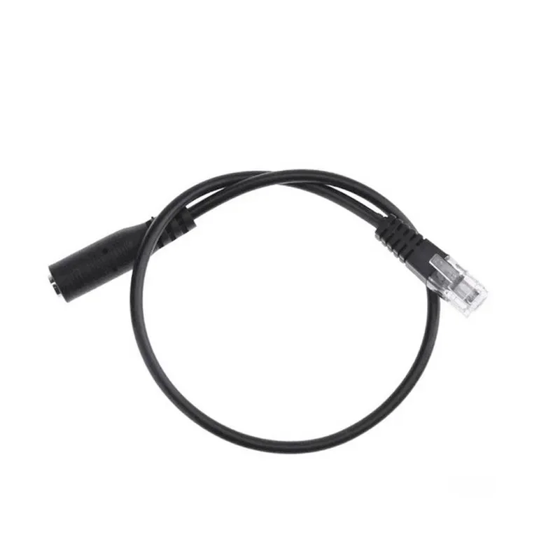 Computer To Phone Headset 3.5MM To RJ9 Crystal Head RJ9 To 3.5 Headset Converter Phone Extension Cord