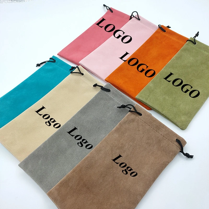 

100 шт., бесплатный логотип 18x9 см, индивидуальные очки, сумка для мобильного телефона, чехол для чистки, чехол для солнцезащитных очков из микрофибры, мягкие очки