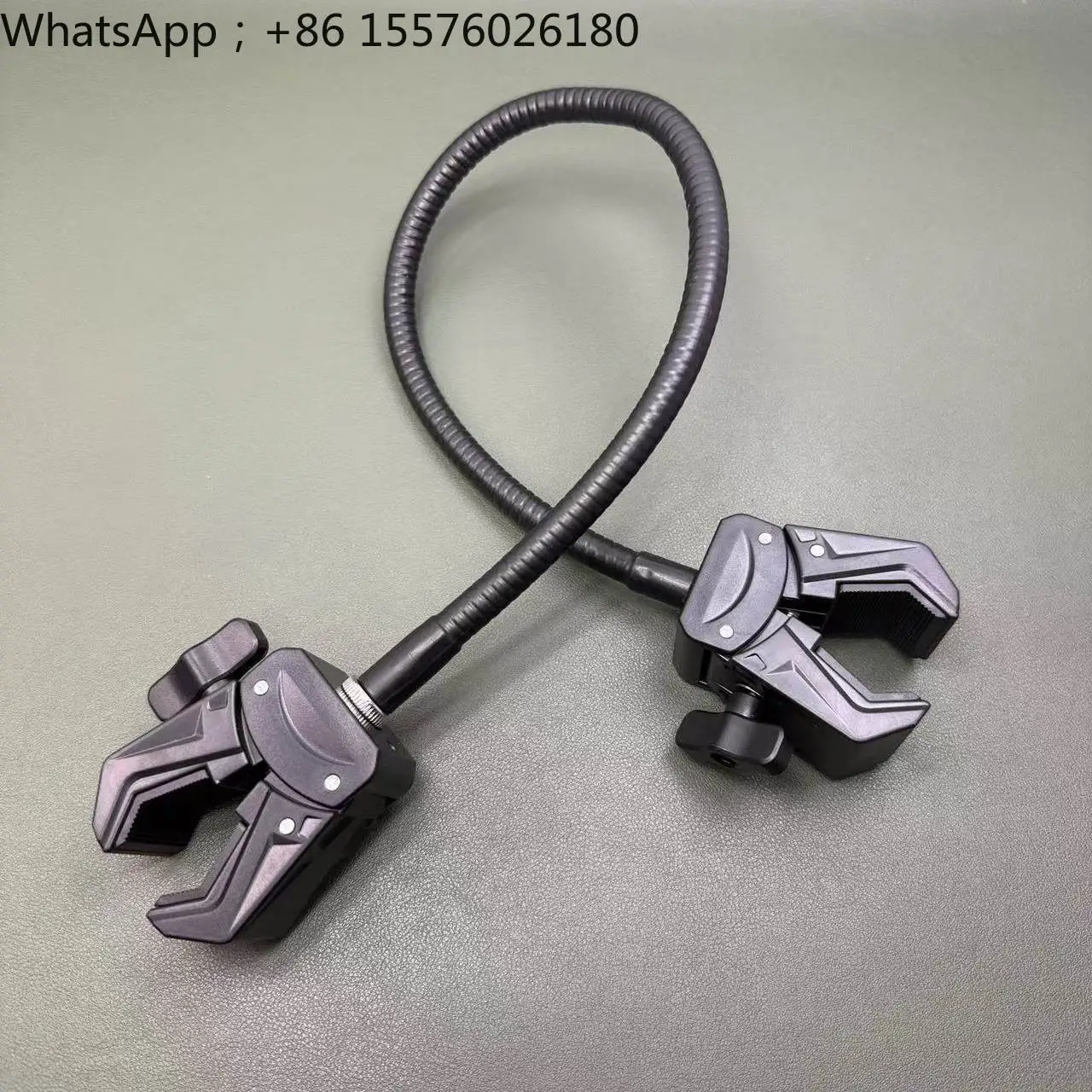 Double-ended Large Tongs for Cycling Selfie Stick Fixing Clips, Extended Hose Universal Clamps
