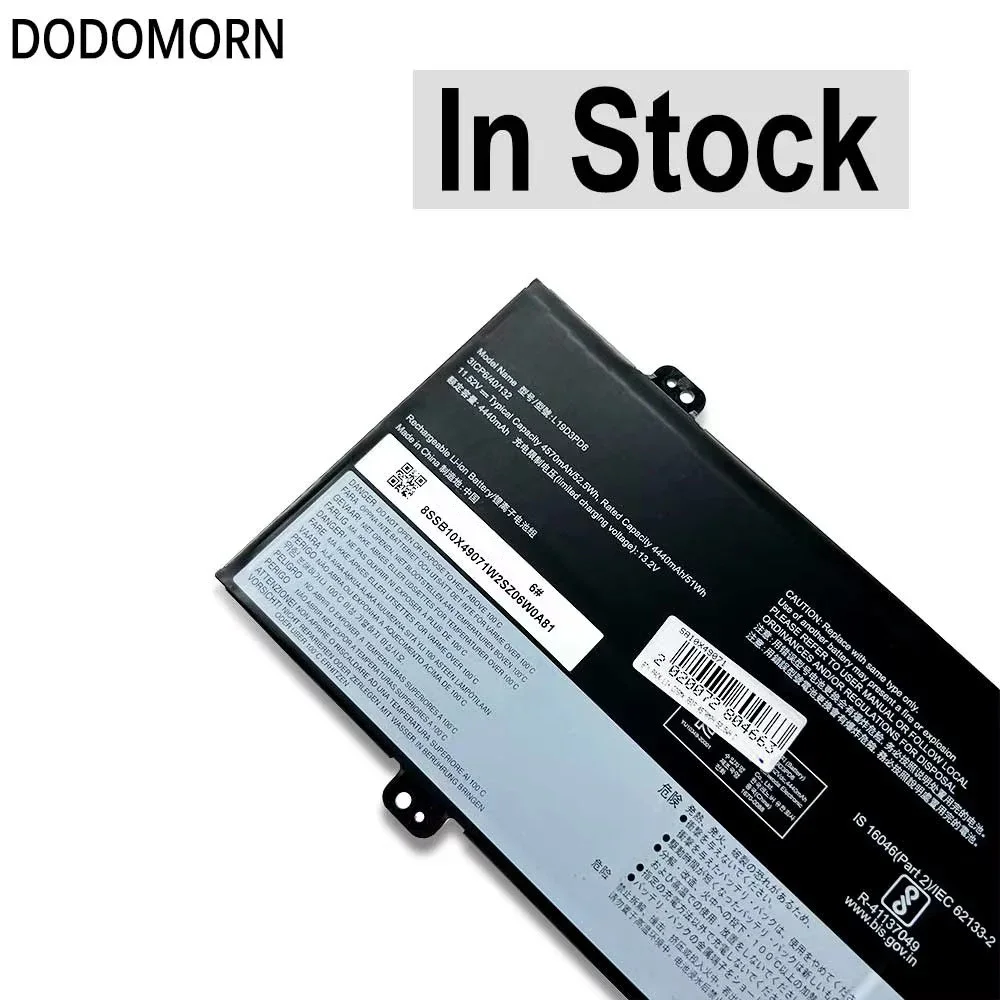 New L19C3PD6 L19D3PD6 Laptop Battery For Lenovo IdeaPad Flex 5-14ARE05-82DF/81X2 5-14ITL05-82HS 5-14IIL05-81WS Series 52.5Wh