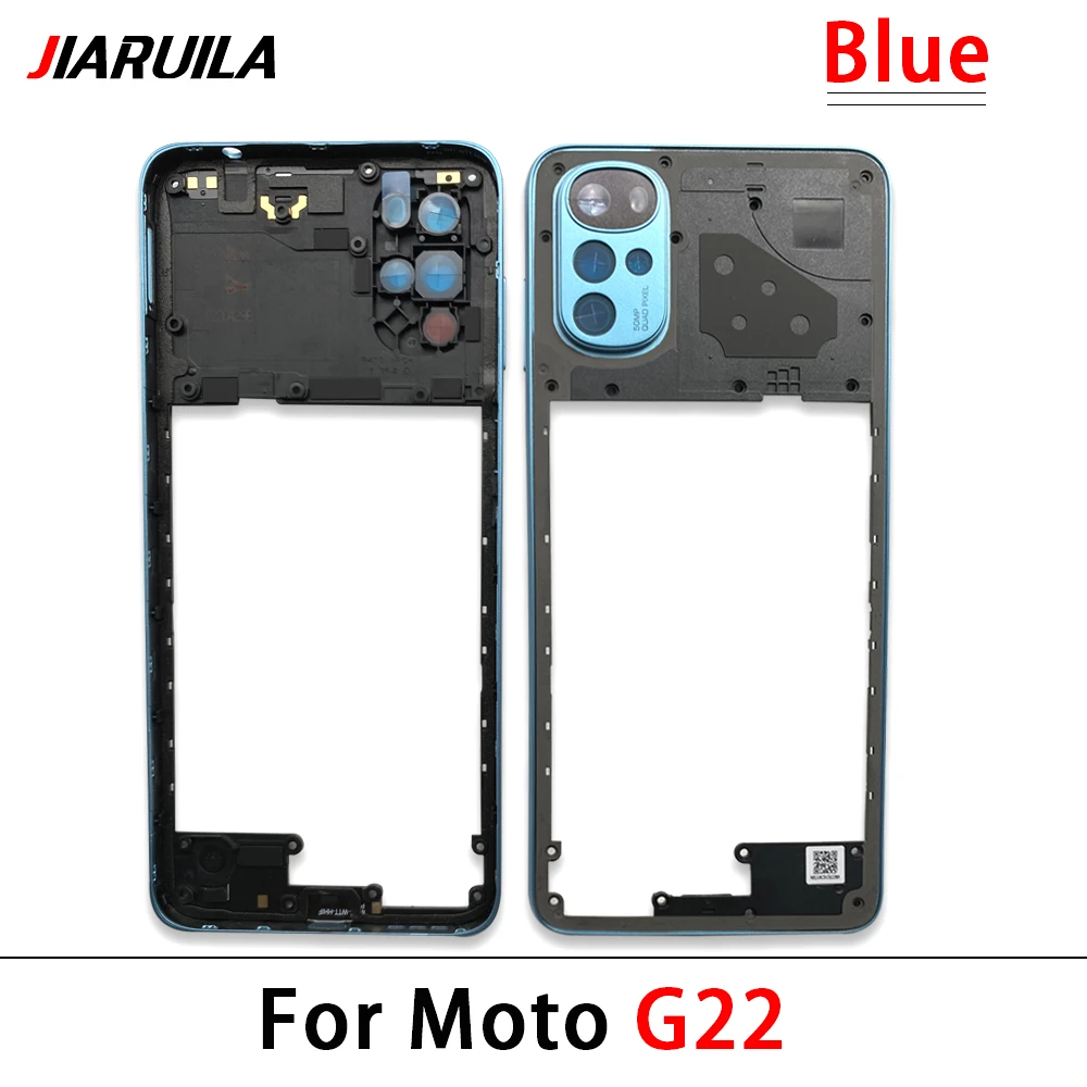 New Middle Frame Housing Case For Moto G22 G52 G71 G82 G50 5G Middle Frame Bezel Middle Plate Replacement Part