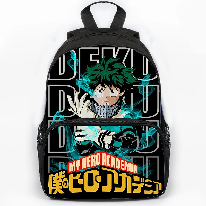 

Student Boku No Hero Academia Deku Cosplay School Bags 16 Inch Children My Hero Academia Backpacks Anime Bookbag Laptop Knapsack