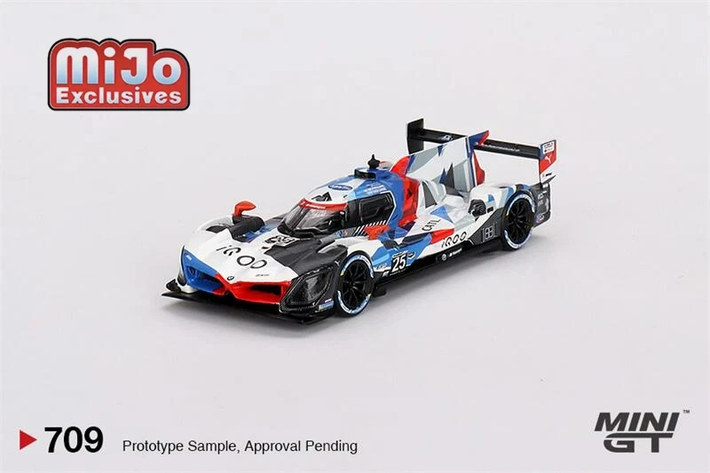 MINI GT Mijo Exclusives 1:64 M Hybrid V8 #25 M Team RLL 2023 IMSA LHD Diecast Model Car