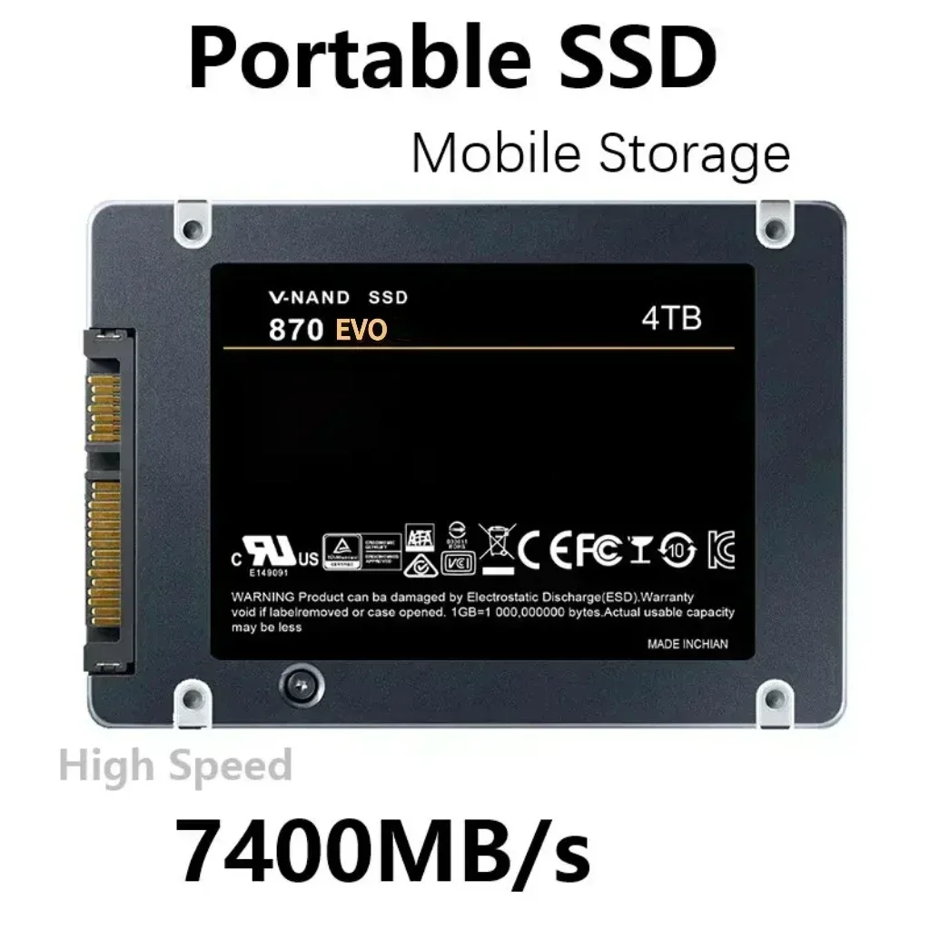 870 EVO SSD Solid-State-Festplatte 1TB/2TB/4TB Interne Festplatte Sata3 2,5 Zoll für Laptop Mikrocomputer Desktop – Detail 1
