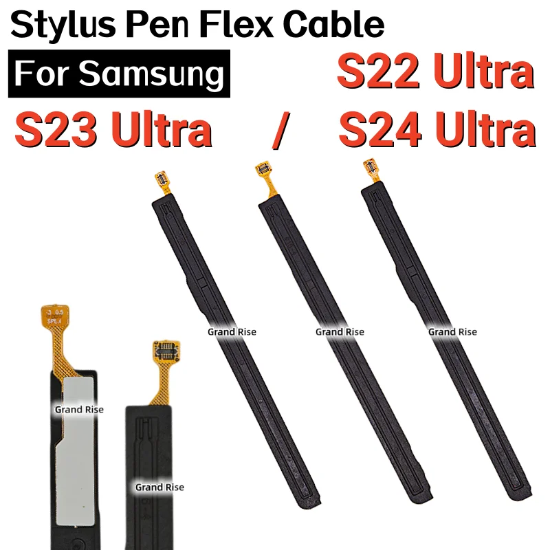 Touch Stylus S Pen Flex Cable Wireless Induction Coil With Plastic Plate For Samsung Galaxy S22 Ultra S23 Ultra S24 Ultra