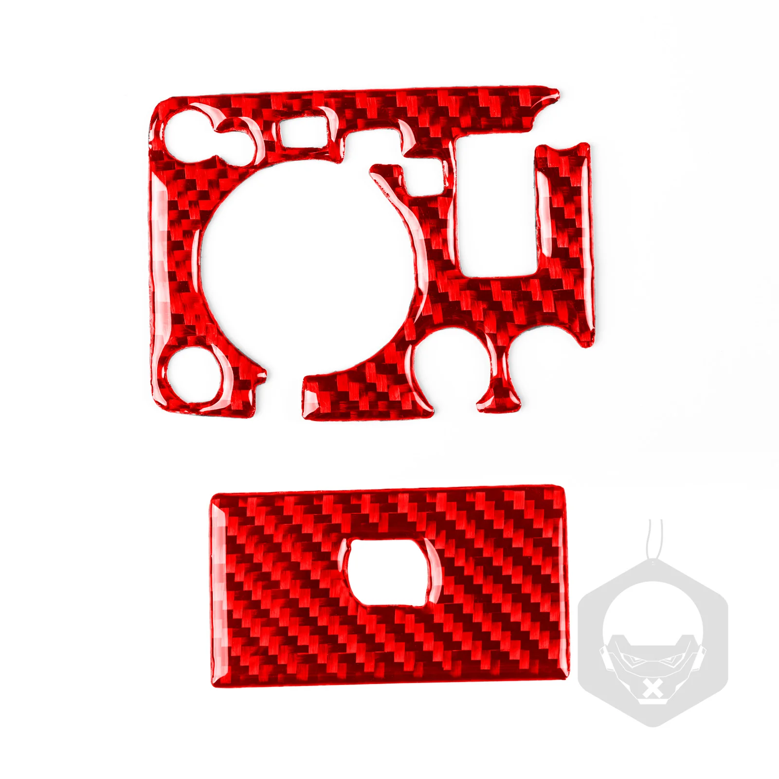 For Hummer H3 2006 2007 2008 2009 2010 Carbon Fiber Headlight Control Switch Panel Car Interior Accessories Decorative Stickers