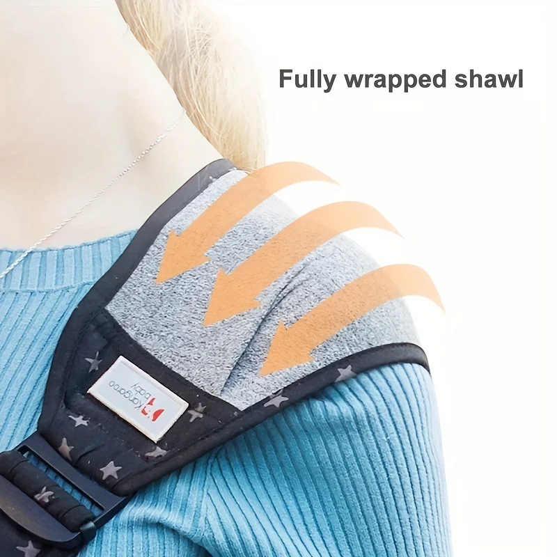 Portable Baby Carrier Backpack One-shoulder Strap Infant Adjustable Cotton Ergonomic Kangaroo Hip Seat Sling for Newborn Toddler view 3