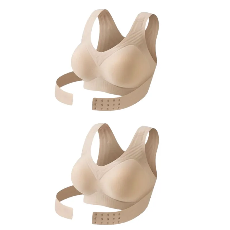 FallSweet Draadloze houdingscorrectiebeha voor dames Naadloze push-up bralette met gekruiste rugsteun voor dagelijks vormende lingerie