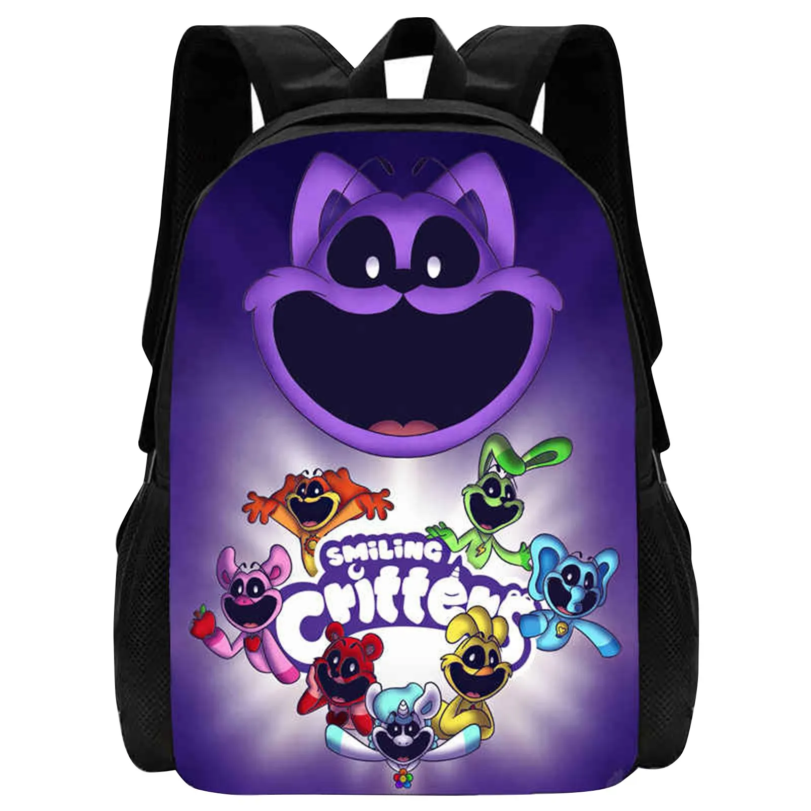 Cartable Scolaire Garcon Plecak Szkolny Zaino Scuola New Poppy\'S Chapter 3  Critters Full Size Smiling Animal School Bag