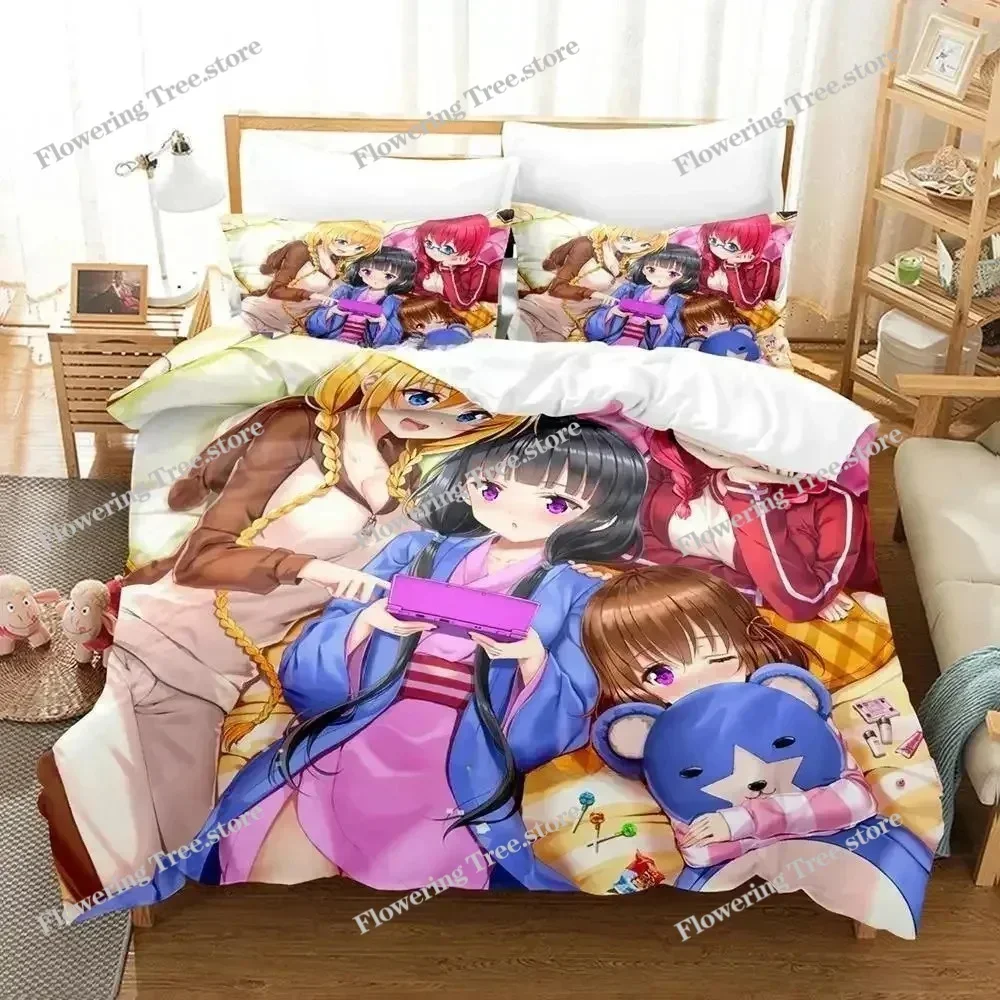 

3D Kawaii Blend S Bedding Set Single Twin Full Queen King Size Bed Set Adult Kid Bedroom Duvet cover Sets 3D Anime Bed Sheet Set