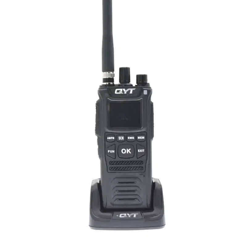 QYT-walkie-talkie portátil, Radio CB-58 Original, 4W, 4000mAh, 27MHz, 26.965-27.405MHz, 40 canales, modo FM AM, banda Citizen