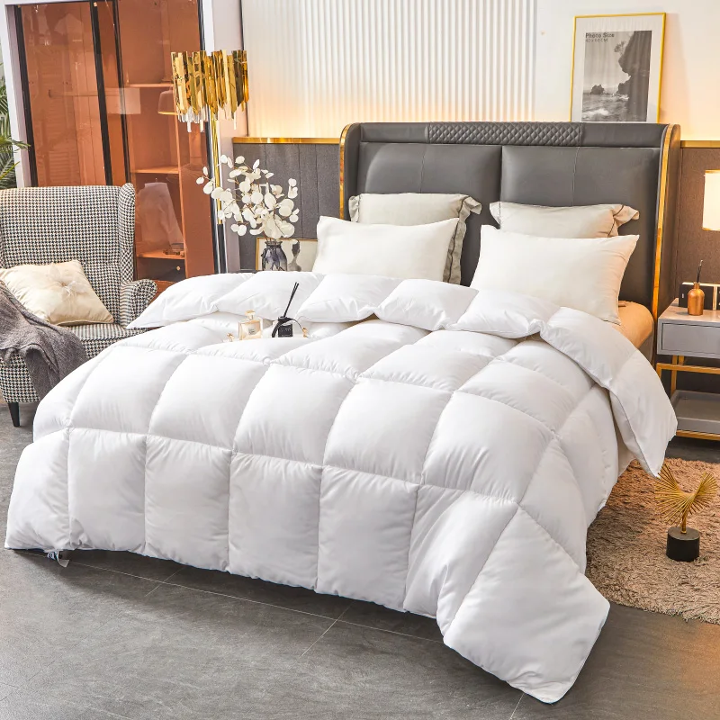 Edredones blancos para cama, edredón refrescante para todas las estaciones, ropa de cama para las cuatro estaciones, edredón para cama doble, textil para el hogar, 150x200x1 ud.