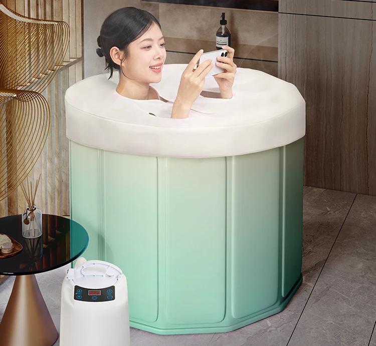 Adult bath fumigation bath bucket for adults at home, full body bathtub for adults in winter