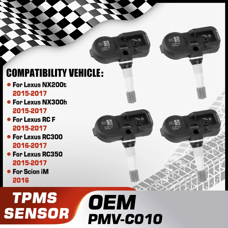 PMV-C010 Датчик давления в автомобильных шинах для Lexus NX200t 2015-2017 Lexus NX300h Lexus RC F Lexus RC300 Lexus RC350 Scion iM 2015-2017