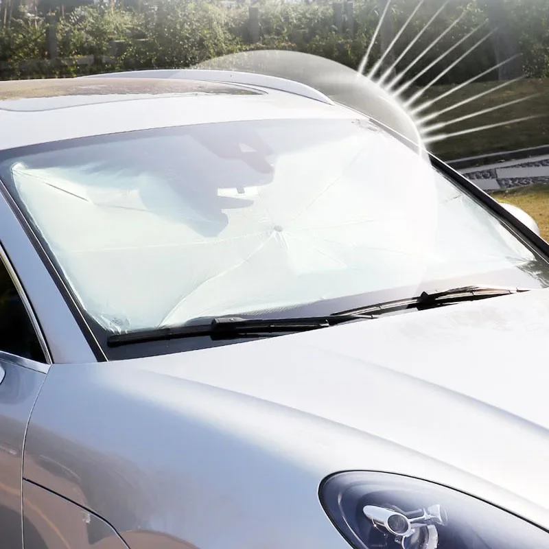 Front Windshield Sunshade, Summer Car Folding Sunshade, Heat Insulation and Sun Protection Products, 2025 Car Sunshade Umbrella