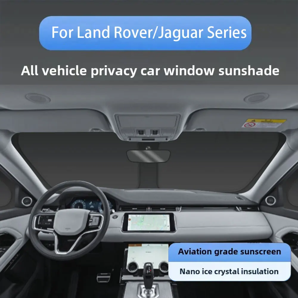 

For Land Rover/Jaguar Series Car Foldable Front Windshield Glass Sunroof Skylight Sunshade Window Shade Sunroof Upgrade Mesh Net