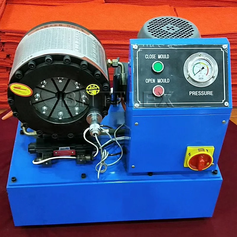 BNTP40 Портативный ручной обжимной станок для шлангов 1/8 "-2" 4SP, небольшой ручной обжимной станок для шлангов, новый сорт, заводское использование, двигатель с сердечником