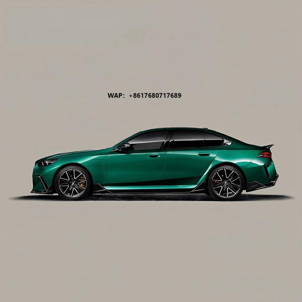 Aulena Design Dry Carbon Front Side Skirts Rear Diffuser Spoiler Rear Wing Body Kit Front Vent Trim Side Skirts for M5(G90)