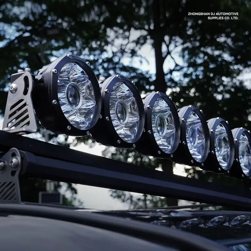18 12v Off-Road Strobe Light Emitting Diode Bar Light 4x4 ATV Bumper UTV Linkable Modular Spotlight Bar Car Off-Road