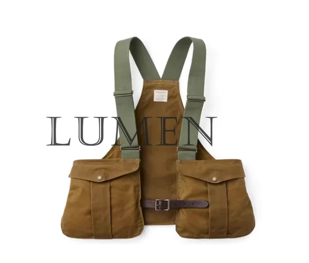 American-style Retro Overalls Camping Pocket Vest Men's Loose Retro Functional Wear Shoulder Vest Jacket