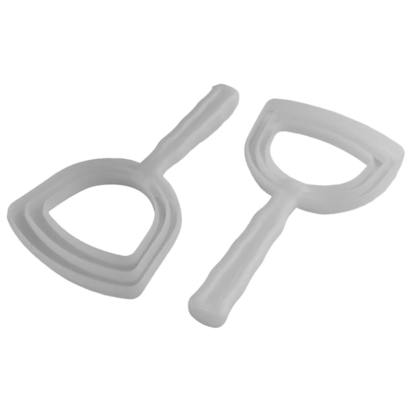 PORK-20X grattoir à viande grattoir à poussière d'os grattoir à os blanc Poly grattoir dissolvant de poussière d'os grattoir à poussière d'os carré