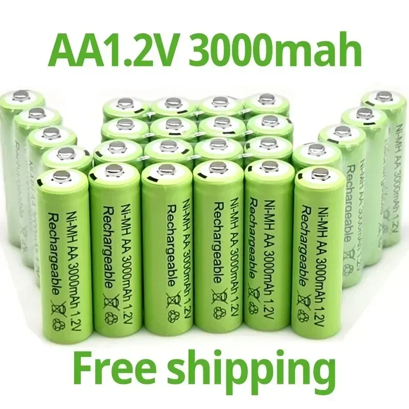 

2023 New 1.2V 3000mAh Ni MH AA Rechargeable Battery Rechargeable Ni MH AA Rechargeable Toy Microphone