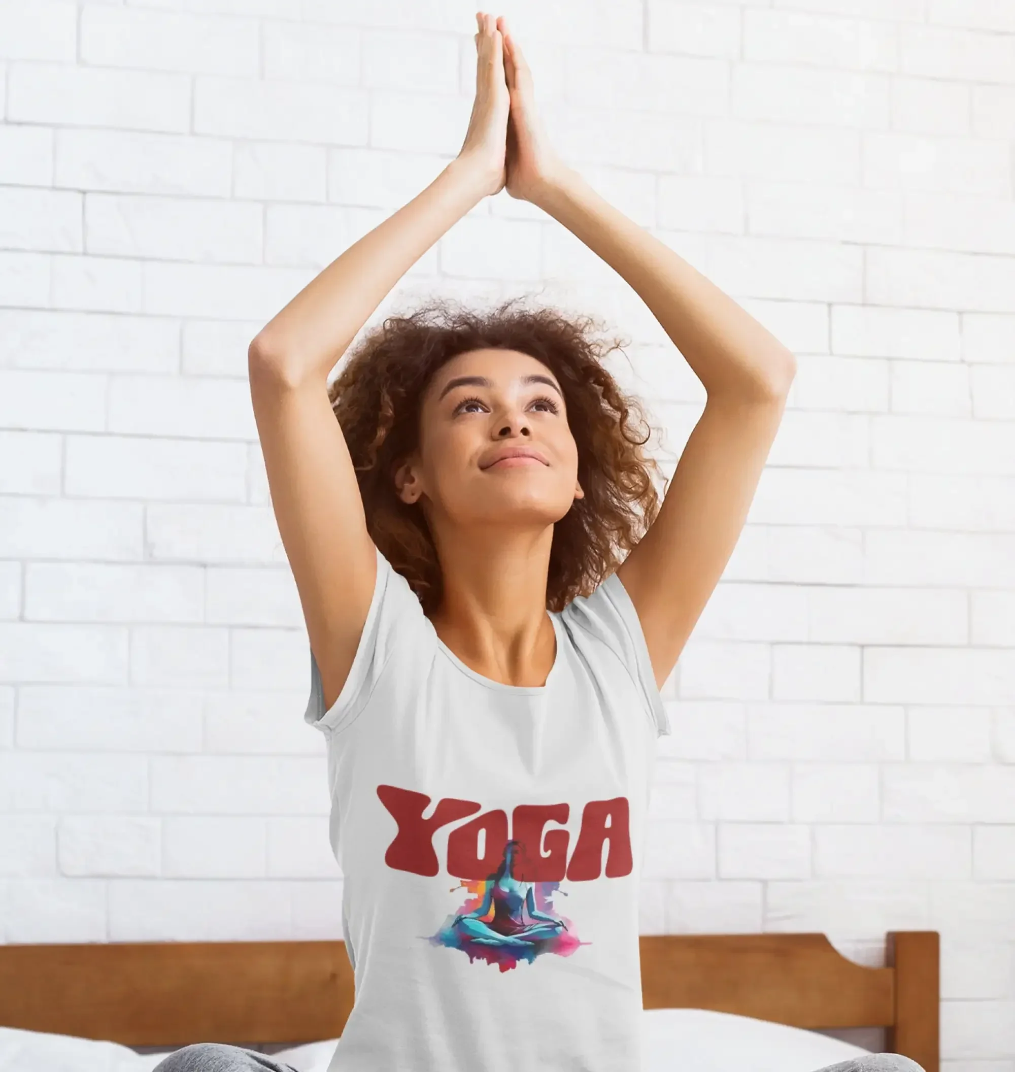 Yoga T Shirt Heavy Cotton gym sessions calm mind tee cloths training top workout pose gift