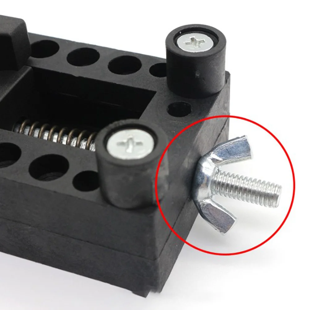 Supporto di fissaggio morsa da banco regolabile adatta per gioielli ampia gamma di supporto gamma 8-48mm comoda da maneggiare facile da usare