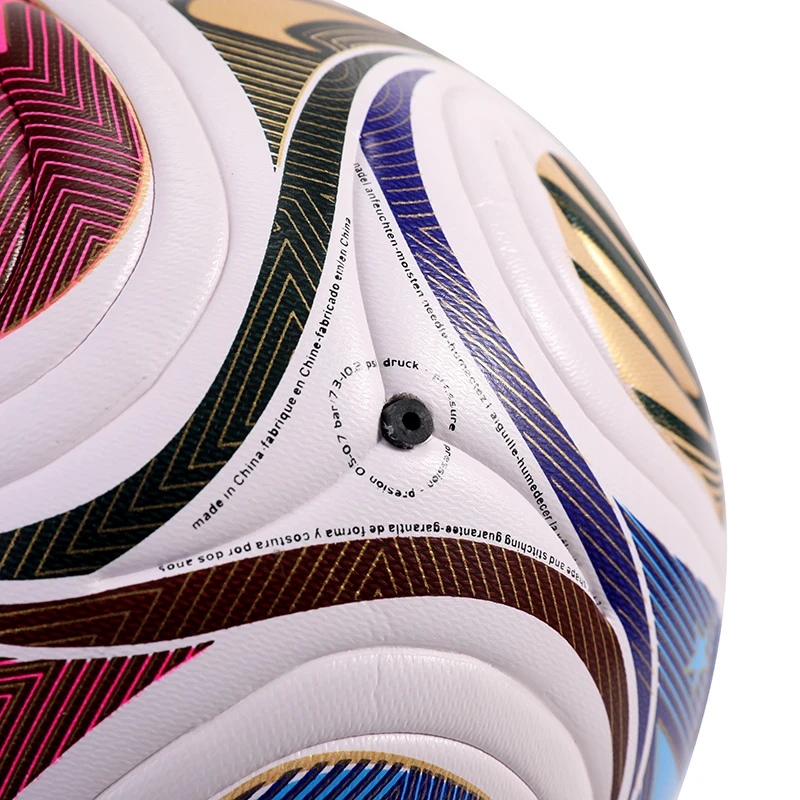 كرة قدم عالية الجودة لعام 2026 مقاس رسمي 5 مادة PU ملابس سلسة مقاومة للتآكل تدريب كرة القدم Futbol Voetbal Bola