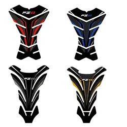 3D Carbon-look Motorcycle Tank Pad Protector Decal Stickers Case for FZ8 FZ8S Tank