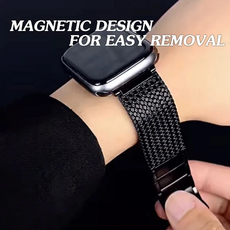 مناسبة ل iWatch أبل سوار ساعة ذكية 49 مللي متر 45 مللي متر 41 مللي متر 40 مللي متر 44 مللي متر معدن كوريا سوار حزام iwatch سلسلة 7 6 5 SE 8 Ultra s