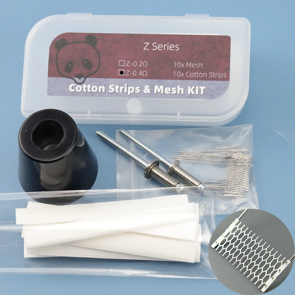 Z Series DIY Rebuild Kit Z1 0.4ohm/Z2 0.2ohm Cotton Strips Mesh  For GK-VP Z Sub Ohm/S100/T200/Z200/L200 Set Hand Tools