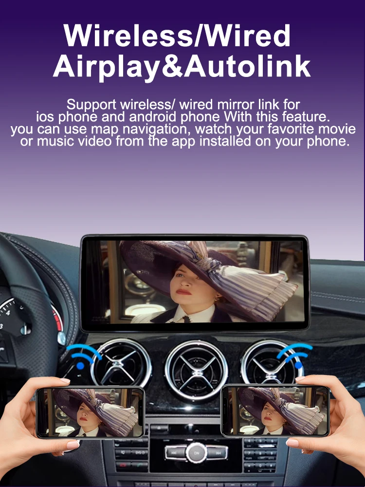 2400*900 Multimedia Display Für Benz EINE W176 W463 C117 W246 2013-2018 NTG4.5 NTG 5,0 Touchscreen drahtlose Carplay Android Auto – Detail 10