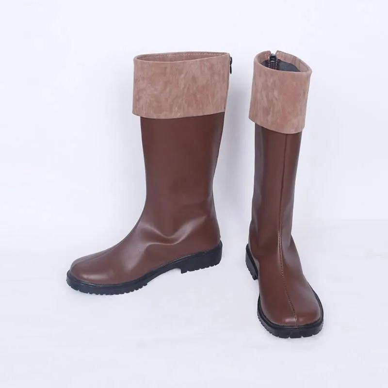 KonoSuba God's Blessing on This Wonderful World Kazuma Satou Cosplay Shoes Boots Anime Halloween Party Cosplay Pu Leather Boots