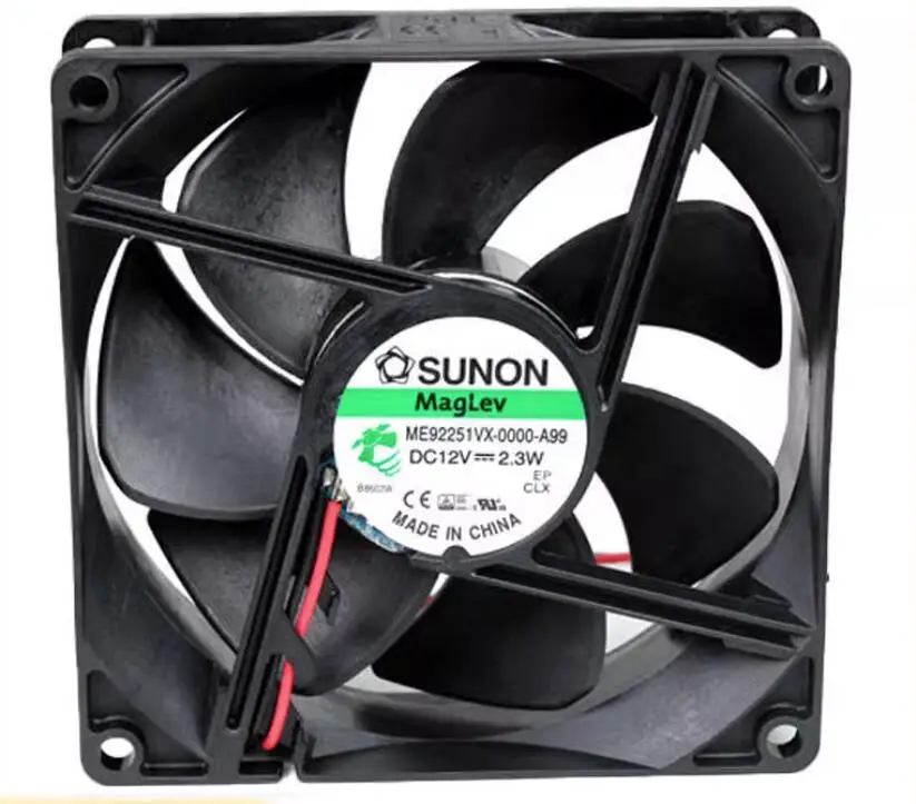 SUNON ME92251VX-0000-A99 DC 12V 2.3W 90x90x25mm 2-Wire Server Cooling Fan