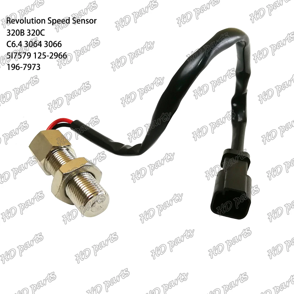 

320B 320C C6.4 3064 3066 Датчик скорости революции 5I7579 125-2966 196-7973 Подходит для деталей двигателя Caterpillar
