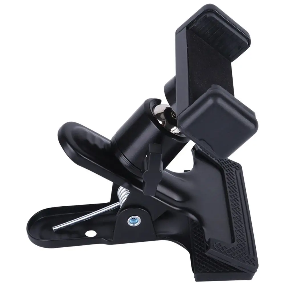 

Music Holder Guitar Accessories Bracket Stand Live Broadcast Phone Holder Tripod Clip Head Guitar Phone Holder Guitar Head Clip