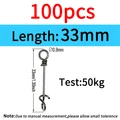 100pcs 33mm