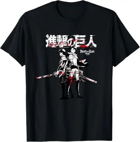 Attack on Titan Levi and Eren Blood T-Shirt