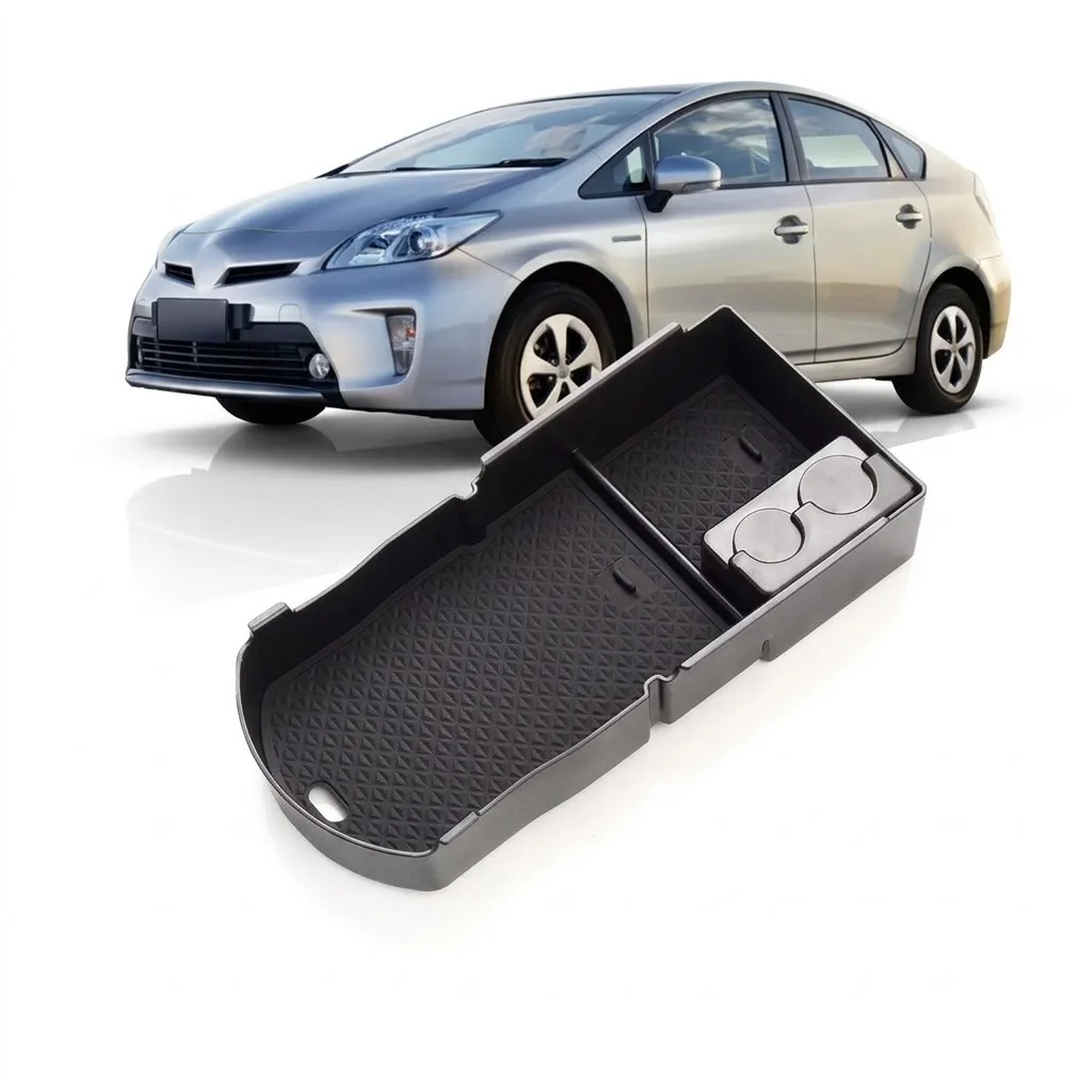 

Center Console Armrest Storage Box Tray XW30 ZVW30 Fit for Toyota Prius 30 1.8L Hybrid 2010-2015 Modification Replacement